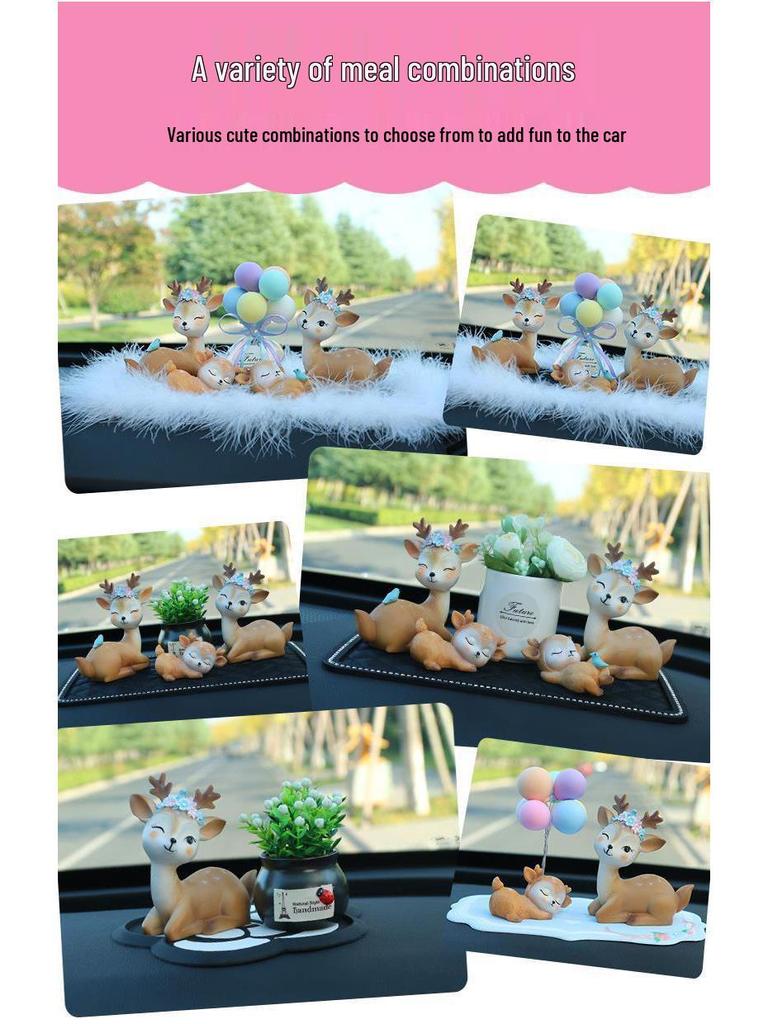 Deer Car Ornament: Stylish and Unique Interior Decoration for Men and Women