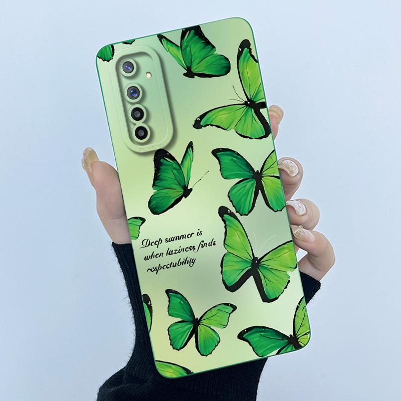 Чехол для телефона Realme 6 Чехол Realme 6s Модный Простота Масляная живопись Цветок Мягкий Жидкий силикон Оболочка Для Realme 6 Pro Funda