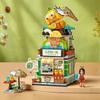 Нетоксичные японские мини-блоки Loz, складные, вид на улицу, еда, уличный осьминог, барбекю, магазин мороженого, строительные блоки, игрушки, рождественский подарок