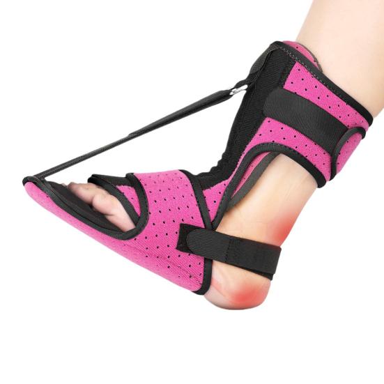 Ночная шина для лечения подошвенного фасциита с массажным шариком, регулируемая для женщин, мужчин, взрослых, лодыжки