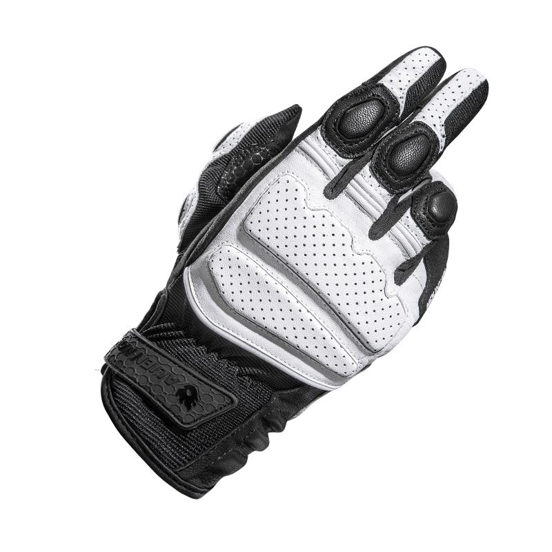 Best Selling Water Resistant Touch Screen Racing Glove Genuine Leather Knuckle Protector Full Finger Motorbike Gloves for Racing