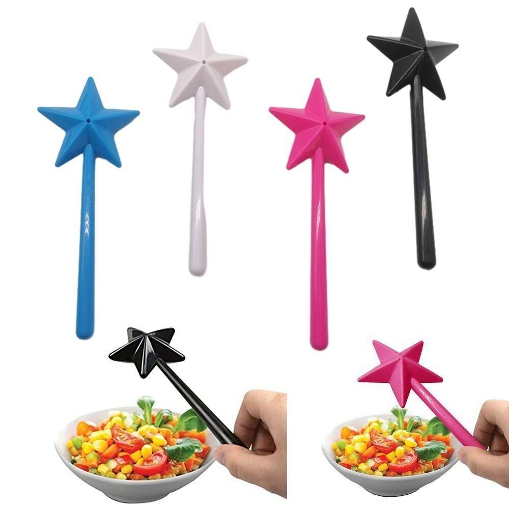 Star Salt Shakers Plastics Salt Pepper Magic Wands High Quality Condiment Jar Utensils  Household