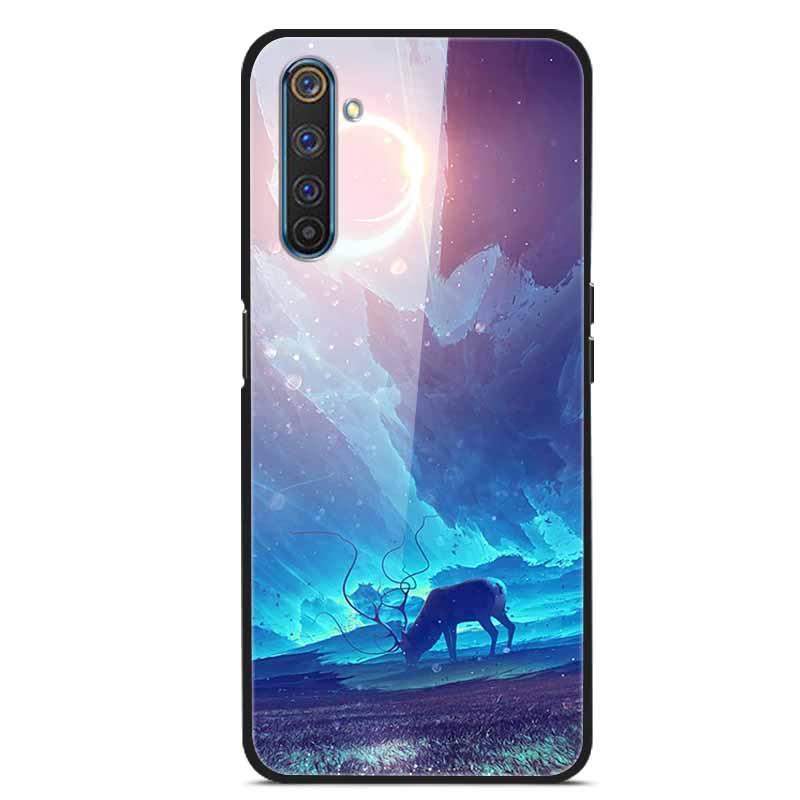 For Realme 6 Pro Tempered Glass Case for Realme 6 6S 6i Soft Bumper Hard Funda For Realme 6 Pro Phone Case Realme6 6 S 6i Cover