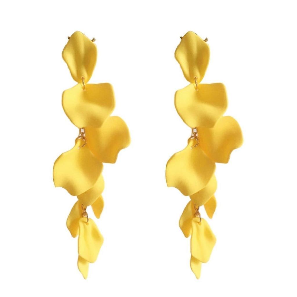 1 Pair Exquisite Dangle Earrings Wear Resistant Acrylic Long Women Dangle Drop Earrings Jewelry Accessories