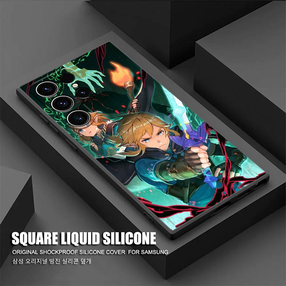 Чехол Legends-Zeldas Game S26Ultra для Samsung Galaxy S26 S25 S24 S23 S20 S21 FE S22 Ultra S26 Plus 5G Мягкая крышка для телефона