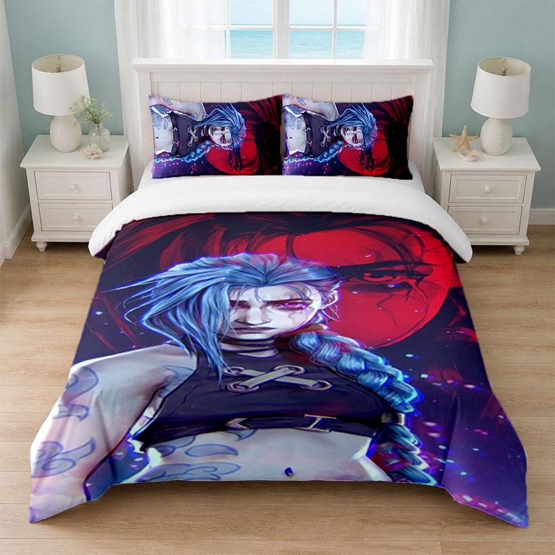 Arcane Bedroom 3Pcs Bedding Set Soft Bed Sheet Pillowcases Home Bedding Decoration