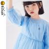 B.Duck Girls' Long Sleeve Mesh Princess Dress