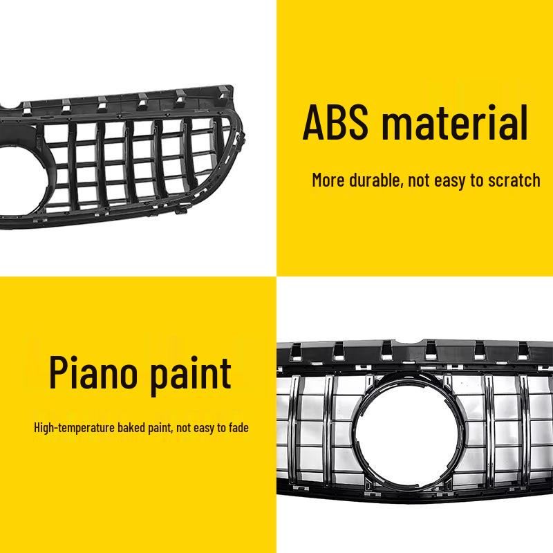 Silver Vertical Bar Front Grille for 2015-2019 Mercedes B-Class W246