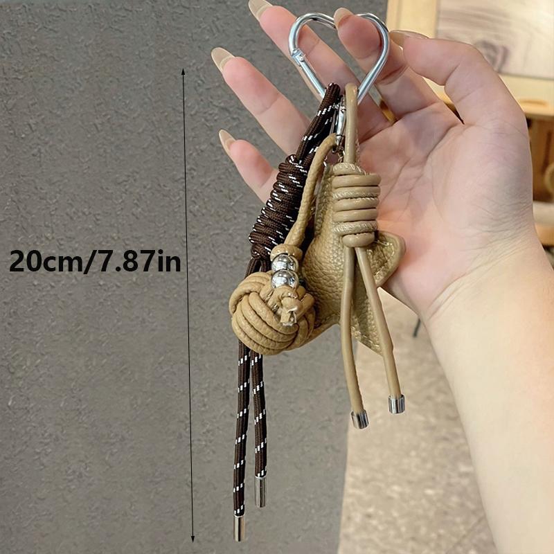 Yogodlns Плетеный шар Мини-рюкзак Подвеска для сумки-тоут Подвеска для сумки Аксессуары для сумок