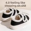 Winter Home Indoor Cute Cotton Slippers Women's Thick Bottom Anti Slip Fashion Student Warm Shoes