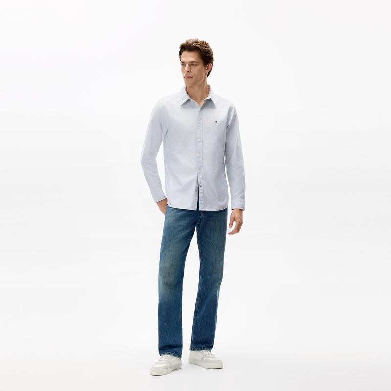 Tommy Hilfiger Рубашки Мужские Лацкан Умеренный Другое MW0MW41249