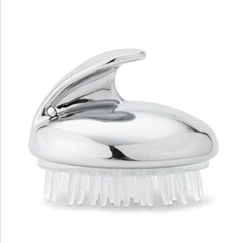 SPA Silicone Massage Comb Scalp Massage Shower Brush Soft Household Shampoo Comb Women