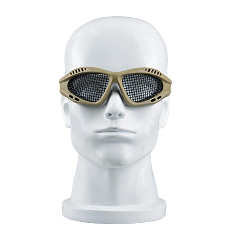 Тактические очки Защитные очки Металлическая сетка 0-типа Противоударные Защитные очки Снаряжение для военного фаната Для