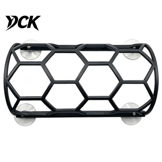 3D Printed Pet Habitat Reptile Honeycomb Climbing Shelf, Suction Cup Snake Tunnel Hide, Rest Platform Breathable Cave for Ball Python, Lizard,
