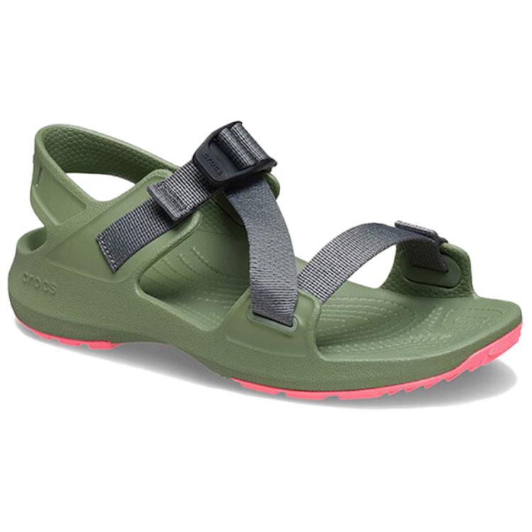 Crocs Универсальные повседневные пляжные сандалии Zong Ye, унисекс, зеленые 212711-2CP