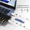 Плетеный кабель для быстрой зарядки 240 Вт, двойной Type-C, для Apple, Huawei, Xiaomi и устройств Android