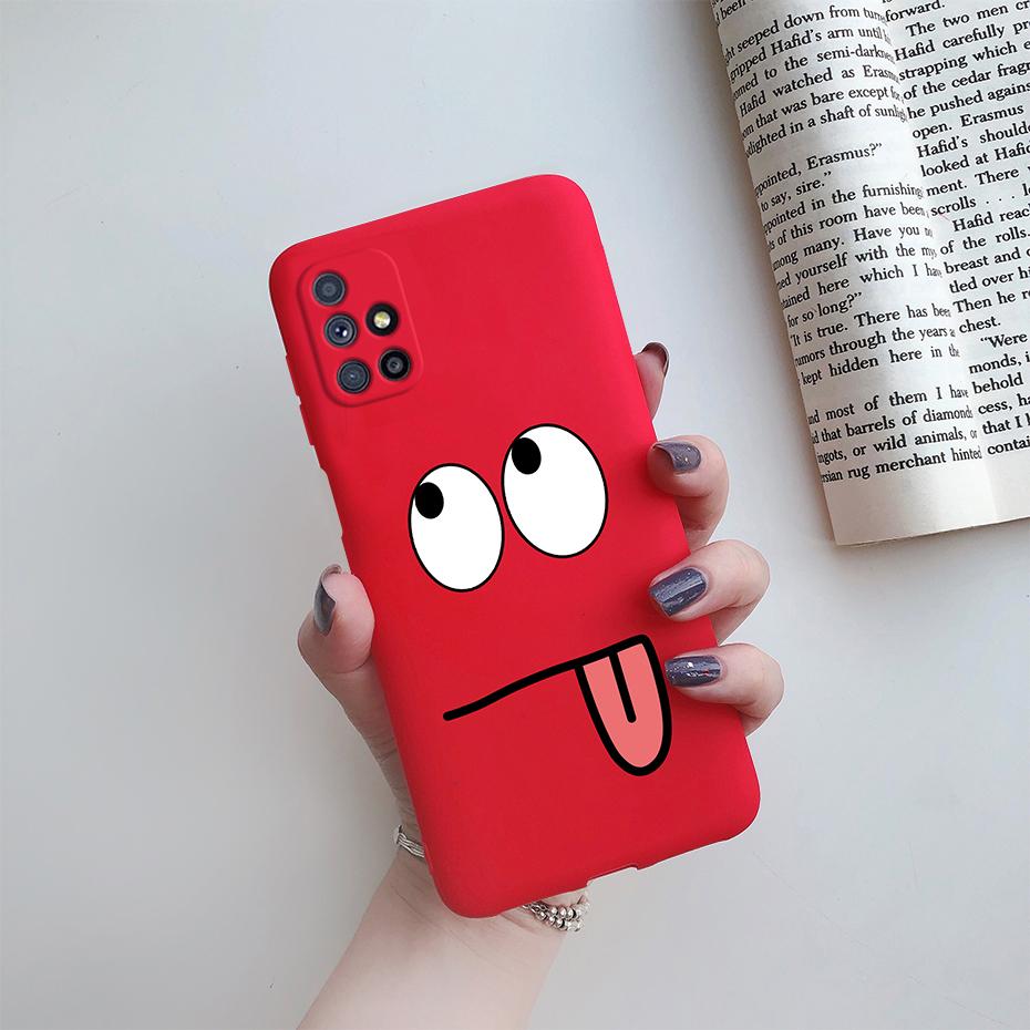 Чехол для Samsung Galaxy M51 Чехол для телефона Милый Мультяшный Кот Мягкий на ощупь Силиконовый Чехол для Samsung M51 M 51 M515 SM-M515F Чехол Funda