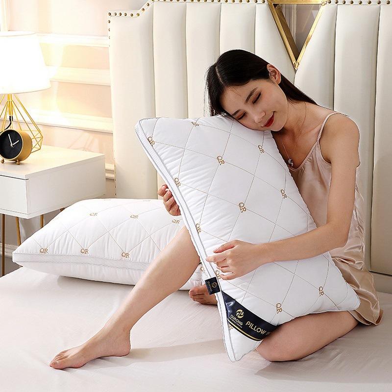 Подушка для проживания в гостинице Подушка Core для одного дома Низкая подушка Высокая подушка Подушка для взрослых из волокна Подушка для шеи