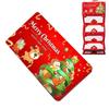 Santa Claus Christmas Cash Gift Envelope Christmas Tree with 10 Slots Christmas Money Holders Christmas Surprise Party Money Box