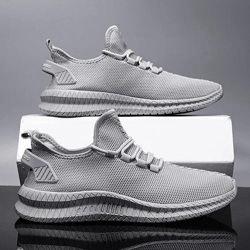 Breathable Men's Running Shoes Fashion Platform Men Casual Shoes Lightweight Women Vulcanized Shoes Flexible Anti-slip Sneakers
