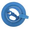 Outdoor Game Fying Kites Round Blue String Flying Winder Fire Wheel Handle Tool Kite Reel