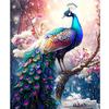 Frame Diy Painting By Numbers Kits Peacock Animals Picture On Numbers For Adults Kits Handiwork Acrylic Paint On Canvas For Home Decors 40x50