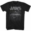 Jaws Shark Boat Heather Adult Unisex T-shirt
