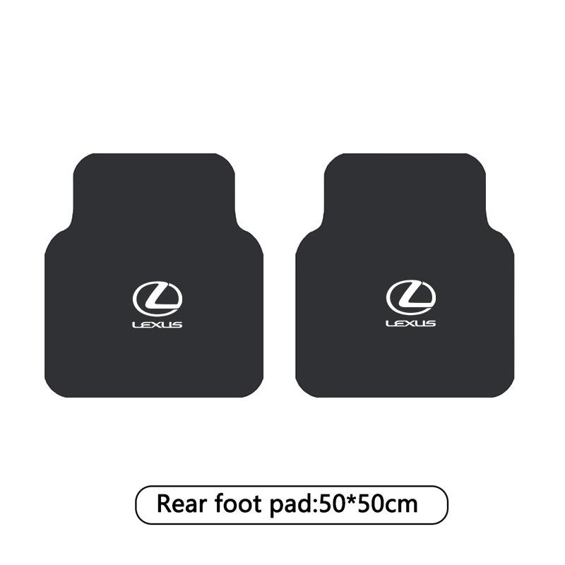 FIWB3 Car Floor Mat Auto Front and Rear Carpet Foot Mats with Rubber Backing For Lexus UX250h RX450h CT200h RX400h NX300h RX350 RX300