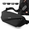 Trendy Men's Breast Bag Fashionable Anti-splashing Shoulder Messenger Bag Magnetic Buckle Fanny Pack