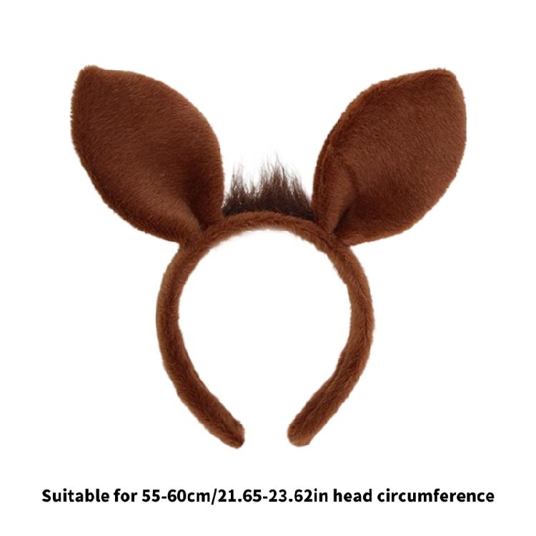 Theatrical Horse Character Hair Accessory For Stage Costumes Gym And Event Photo Props