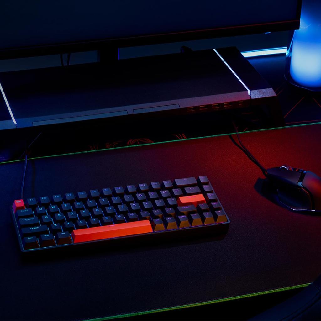 DrunkDeer G65 eSports Игровая Клавиатура с Быстрым Откликом Переключатели Холла Магнитные Переключатели Последний Выигрыш Режим Двойного Срабатывания Регулируемая Белая Перри