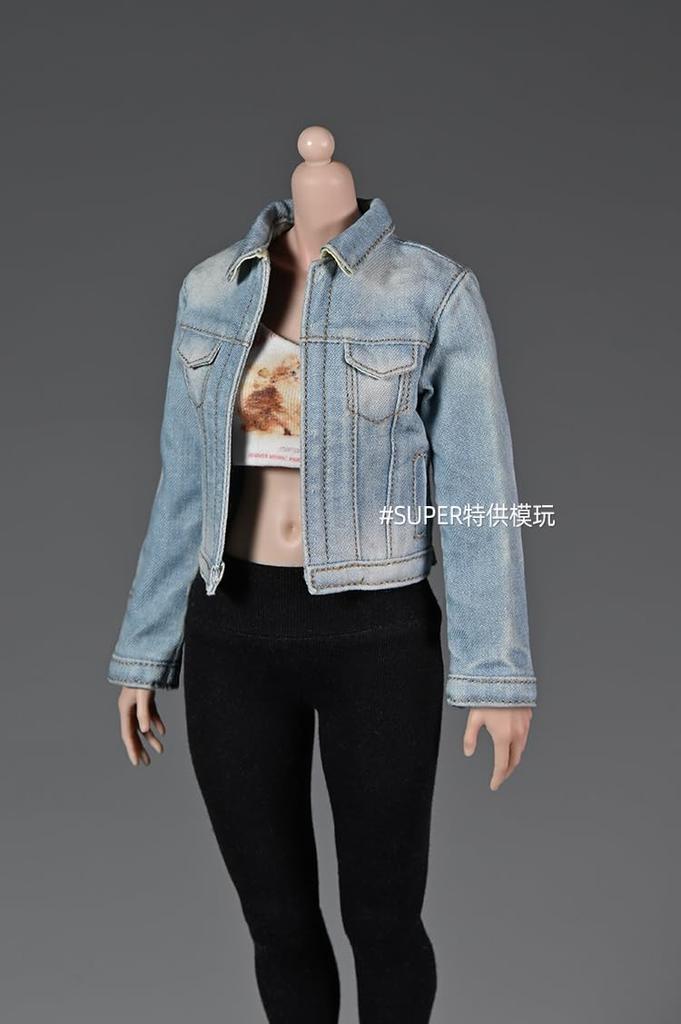 Special Offer for Scale Action Figures Compatible with TBLeague Body Fashion Denim Tight Jacket Body and Other Clothes Not [TOYBARJAPAN] 1/6 (head,