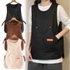 Vest Style Baking Overalls Canvas Chef Aprons Fashion Cooking Apron  Kitchen Accessories