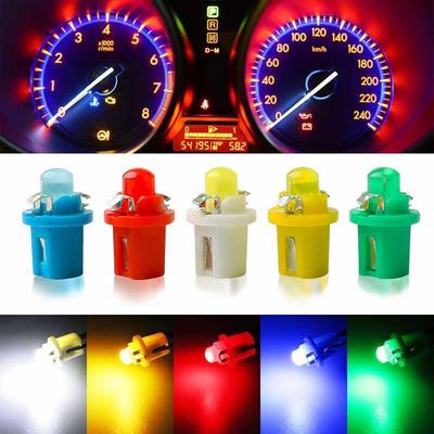 5 шт./1 шт. T5 B8.5D 1SMD светодиодный автомобильный светодиодный приборной панели, приборная панель, лампочка 12 В