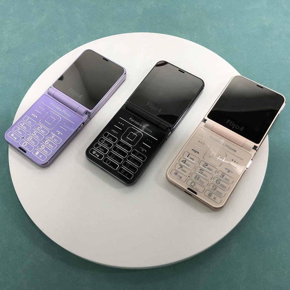 F265 раскладной телефон 2,55 дюйма 1400 мАч FM-радио камера фонарик 4 SIM-карты 2G телефон