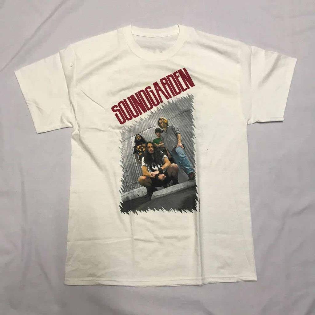 1 side 1992 Soundgarden Band Tour Shirt White Unisex S-5XL E2213