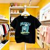 Hatsune Miku New Anime Future Peripheral Collaboration Pure Cotton COS Cartoon Printed Casual Tshirt All Match for Boys Girls