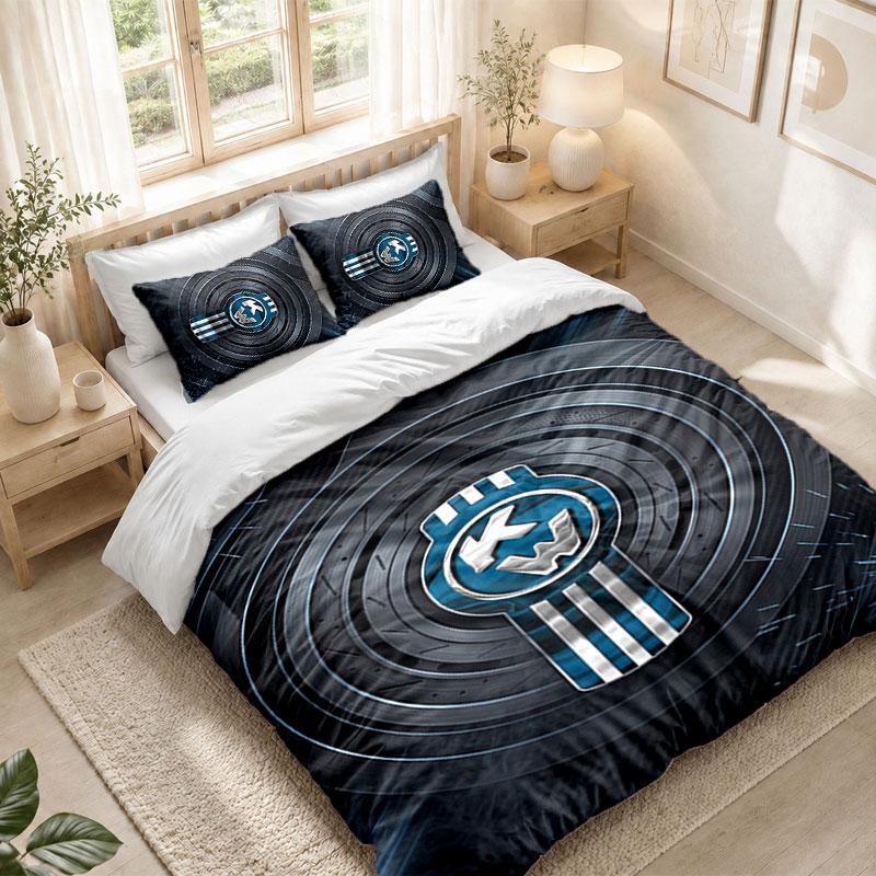 Bedding Set 1 Duvet Cover 2 Pillowcases Kenworth Print Bedroom Home Decoration