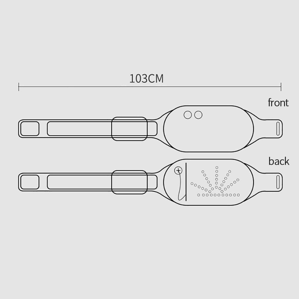 Пояс для обогрева матки Power Bank Горячий компресс Теплый Менструальный Подогреваемый 3 режима Массажер для облегчения боли в пояснице Женщины Девушки Дамы