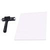 Gel Printing Plate with Rubber Brayer A4 Size Reusable Gel Monoprinting Plate for Art Craft Supplies