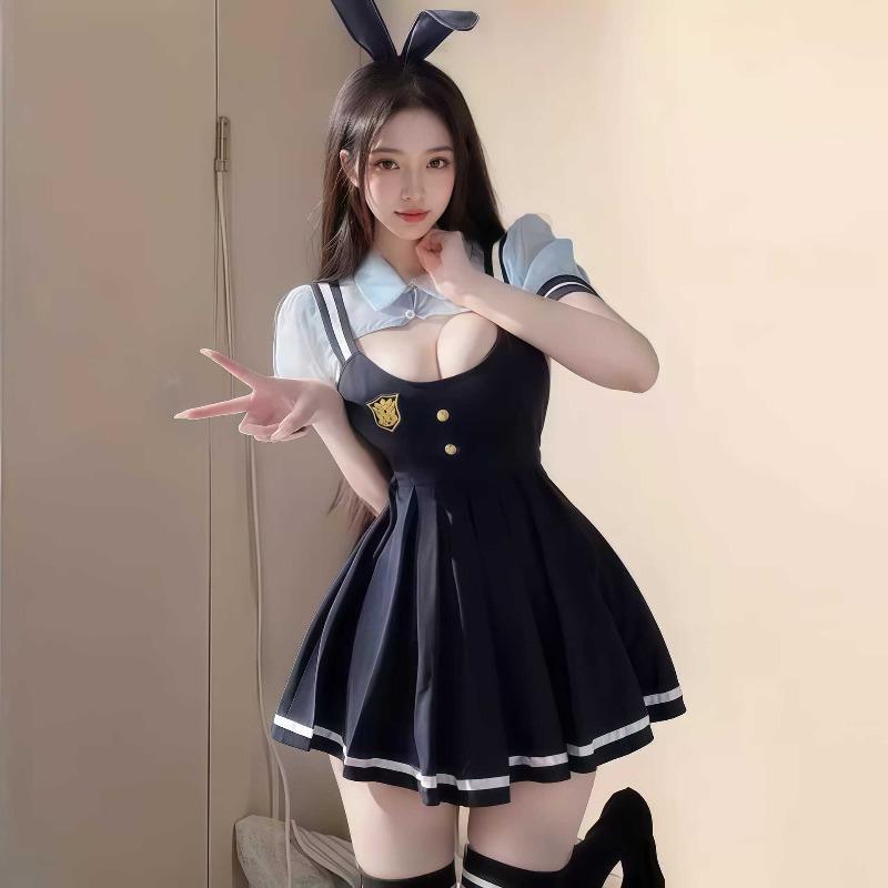 M-3XL Plus Size Womens Sexy Bunny Girl Outfit Naughty Roleplay Rabbits Policewomen Dress Maid Cosplay Lingerie Nightclub OutfitsGood product