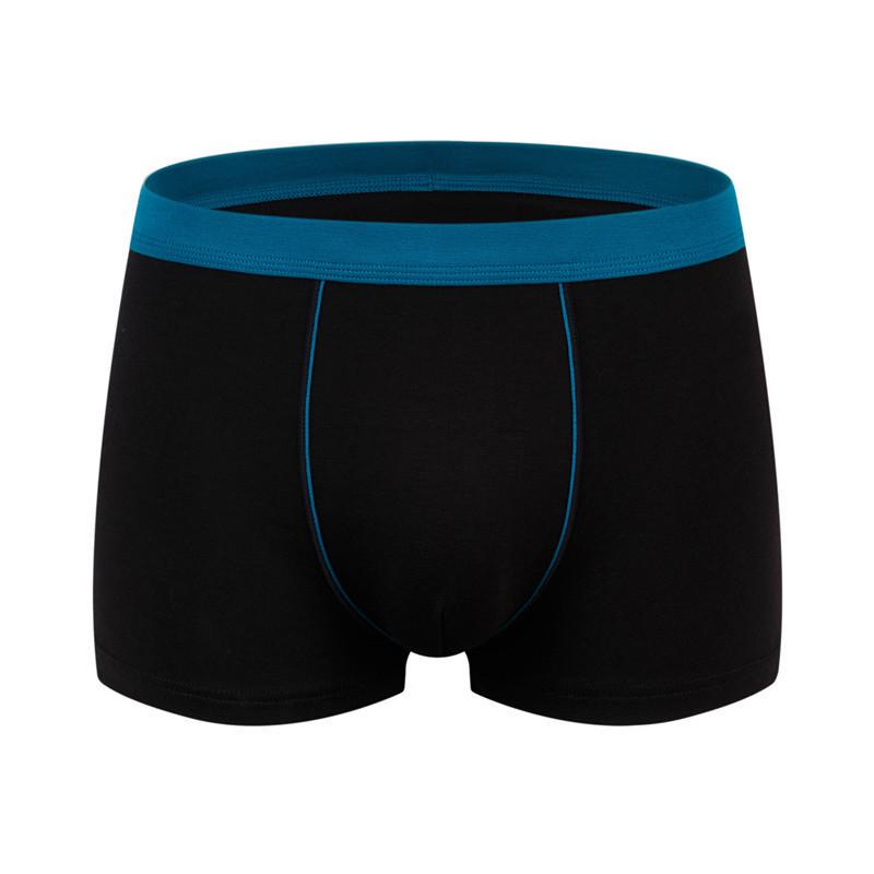 Мужские дышащие хлопковые боксеры больших размеров - бесшовные, красные