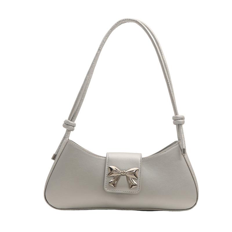 Bags Women'S Bags Fashion Small Square Bags Small Fresh Bows Handbags Niche Versatile Shoulder Bags Underarm Bags