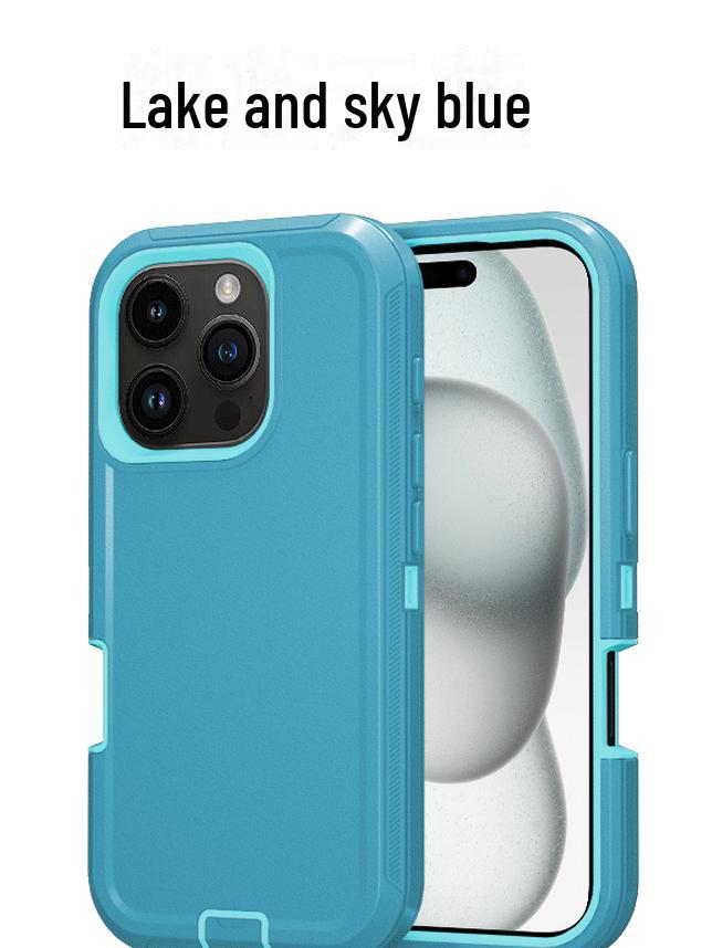 Чехол для телефона Apple 16 Pro Max Three-Proof Solid Color Anti Fall