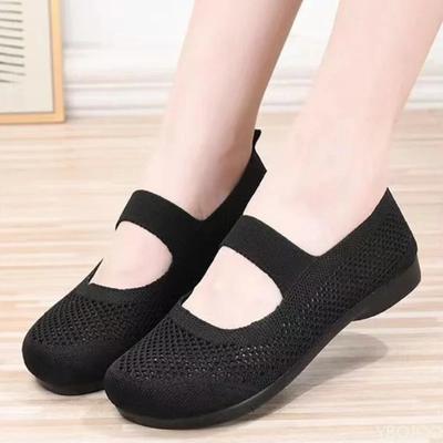 Модная сетчатая обувь на мягкой подошве, новая одинарная обувь, летняя дышащая обувь-бобы, удобная однотонная повседневная обувь на плоской подошве, одинарная обувь Zapatos Mujer