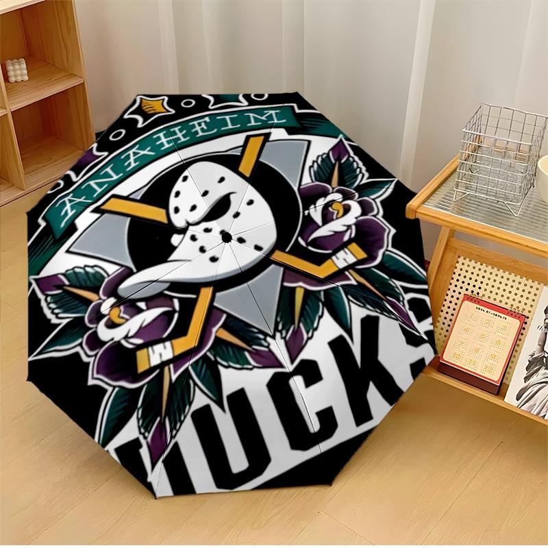 Anaheim Ducks Printed umbrella lightweight for travel camping and leisure a musthave for family holidays and birthday gifts
