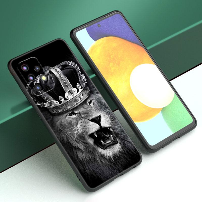 Чехол для телефона Lion Alpha Male Cub для Samsung A04 A21 A30 A50 A52 S A13 A14 A22 A23 A32 A53 A73 5G A11 A12 A31 A33 A51 A70 A71 A72