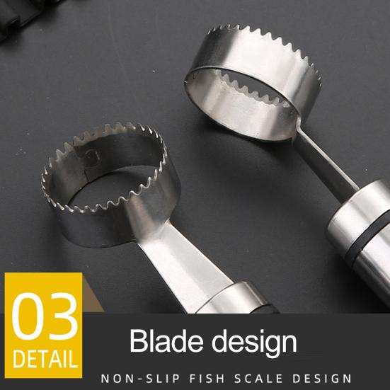 Open Pomegranate Cutter Double Head Design Polishing Process Fruit Peeling Curved Blade Orange Peeler for Kitchen