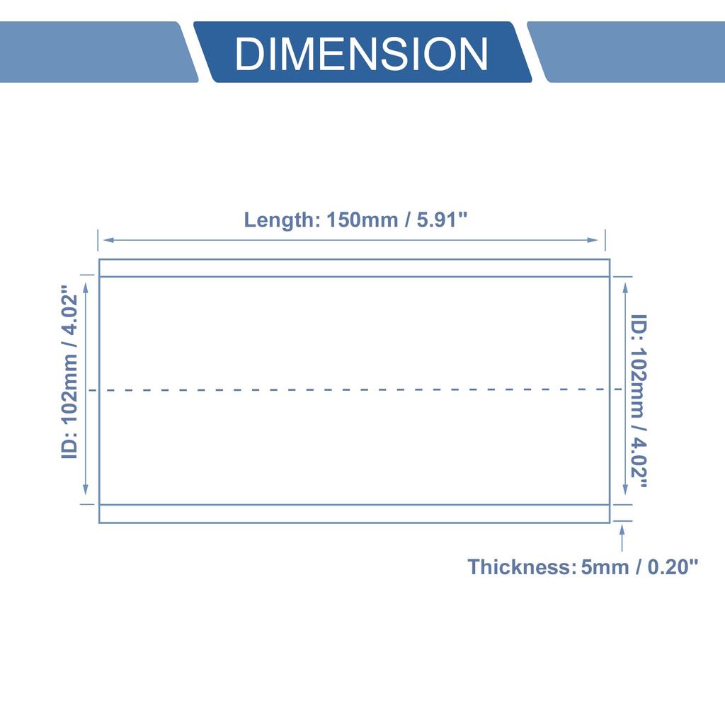 X AUTOHAUX Внутренний диаметр 4,0 дюйма (102 мм), Длина 5,9 дюйма (150 мм), 0