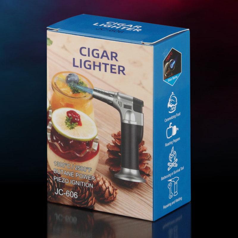 Многоразовый регулируемый бутановый струйный фонарь, зажигалка для барбекю, инструменты для зажигания пламени